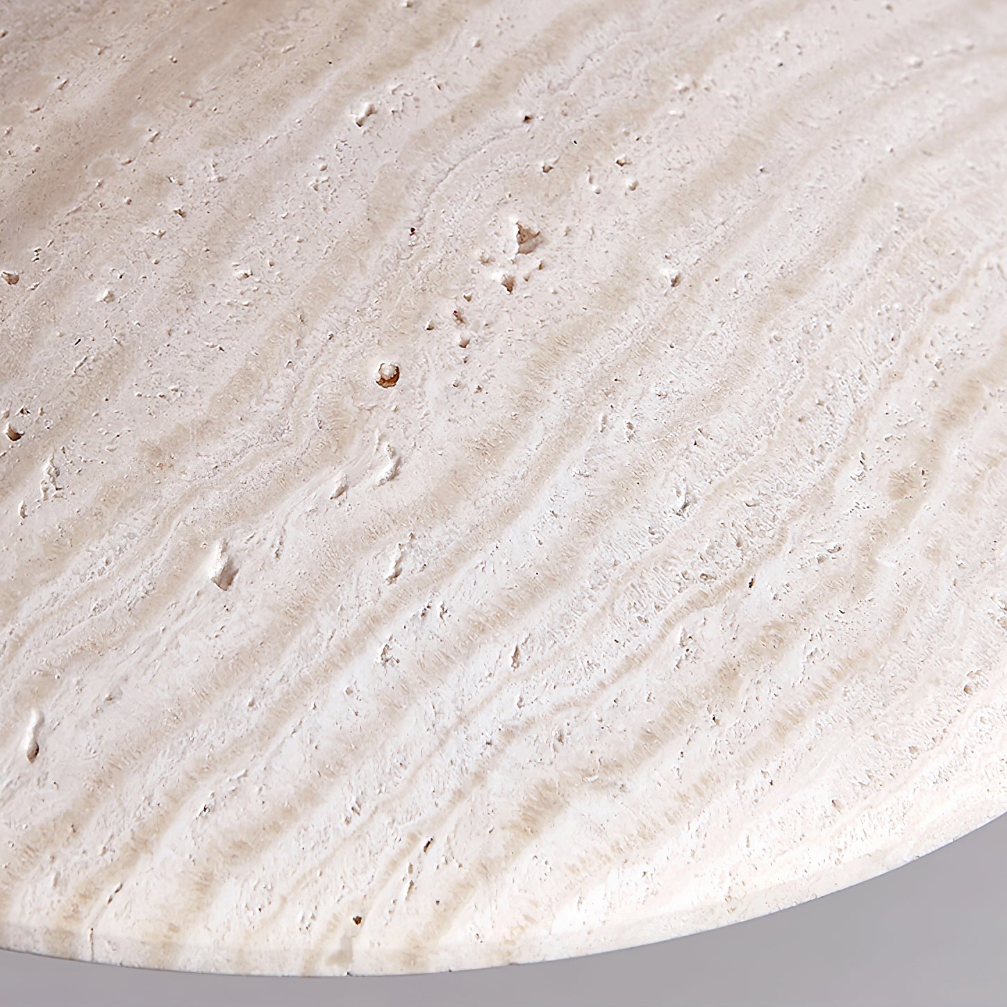 Modern Yellow Travertine and Solid Wood LED Pendant Lamp Natural Stone Hanging Ceiling Light