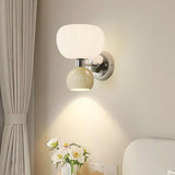 Moderno Cream Wall Mounted Light Sconce Polished Chrome Interior Fixture Set of 2