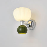 Moderno Cream Wall Mounted Light Sconce Polished Chrome Interior Fixture Set of 2
