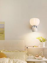 Moderno Cream Wall Mounted Light Sconce Polished Chrome Interior Fixture Set of 2