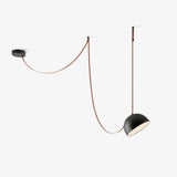 Modular Canvas Belt Pendant Light Adjustable LED Strap Suspension Fixture