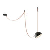 Modular Canvas Belt Pendant Light Adjustable LED Strap Suspension Fixture