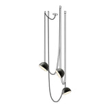Modular Canvas Belt Pendant Light Adjustable LED Strap Suspension Fixture