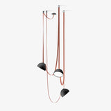 Modular Canvas Belt Pendant Light Adjustable LED Strap Suspension Fixture