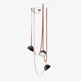 Modular Canvas Belt Pendant Light Adjustable LED Strap Suspension Fixture
