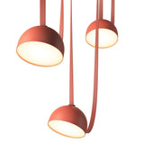 Modular Canvas Belt Pendant Light Adjustable LED Strap Suspension Fixture