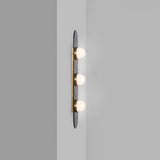 Modulo Modern Modular Glass LED Wall Sconce in Gold and Smoke Grey Finish