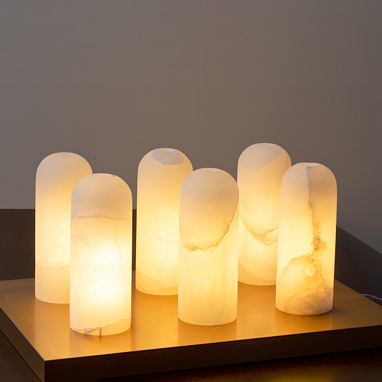 Monty Modern Alabaster Stone Wall Sconce Brass Indoor Light for Foyer and Kitchen