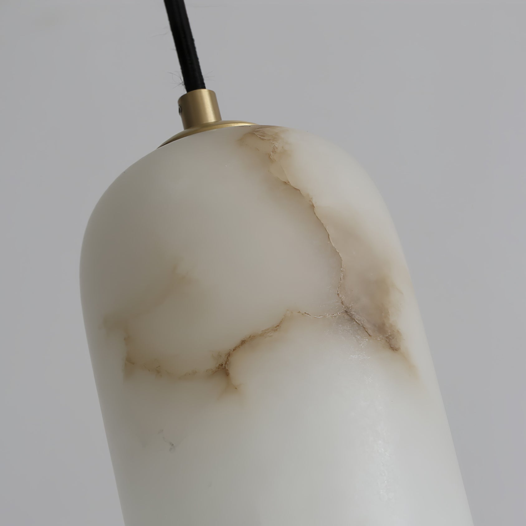 Monty Modern Alabaster Stone Wall Sconce Brass Indoor Light for Foyer and Kitchen