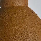 Morphe Amorphous Organic Textured Pendant Light Artistic Brown Oval Shape Hanging Lamp