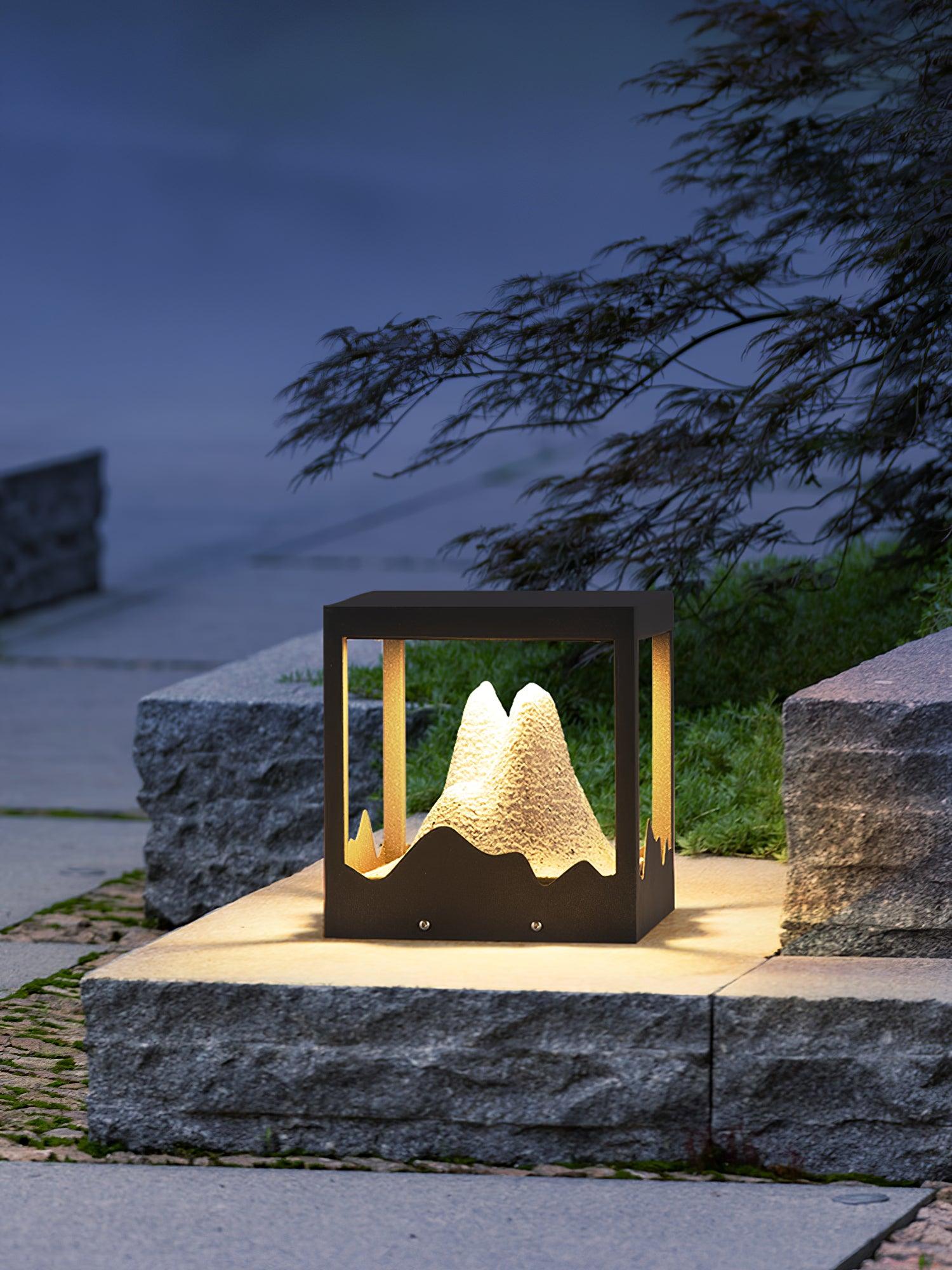 mountain-landscape-pattern-outdoor-garden-path-light-led-pathway-pedestal-lamp