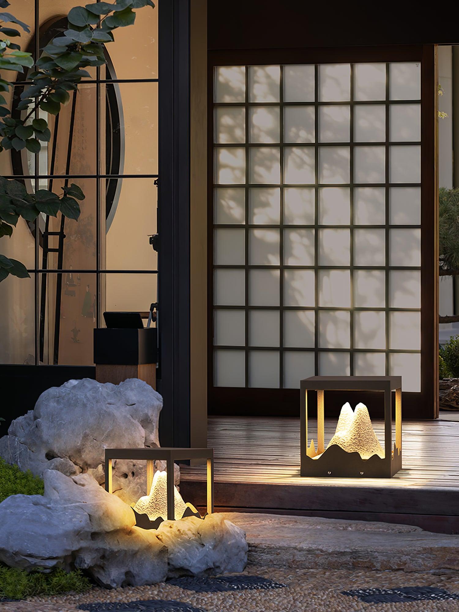 mountain-landscape-pattern-outdoor-garden-path-light-led-pathway-pedestal-lamp