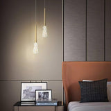 Mozzi Crystal Cylinder Pendant Light Luxury Gold Hanging Lamp for Modern Interiors