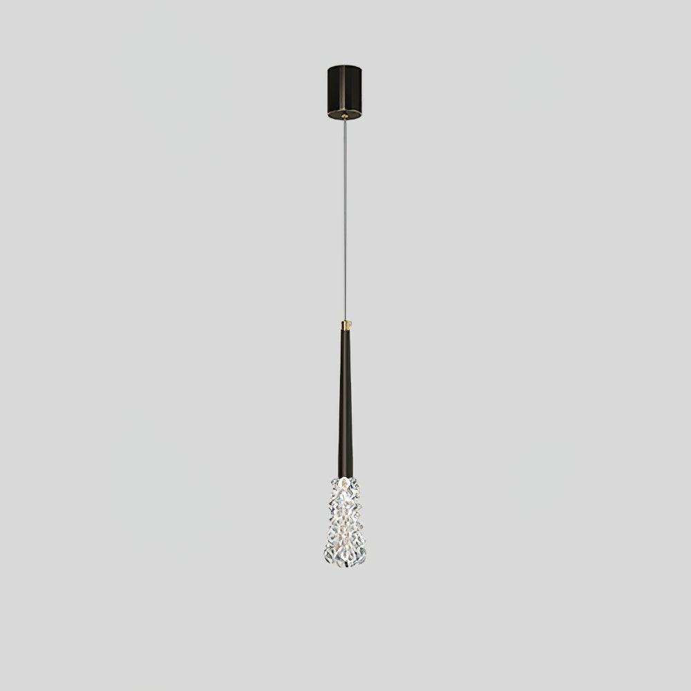 Mozzi Crystal Cylinder Pendant Light Luxury Gold Hanging Lamp for Modern Interiors