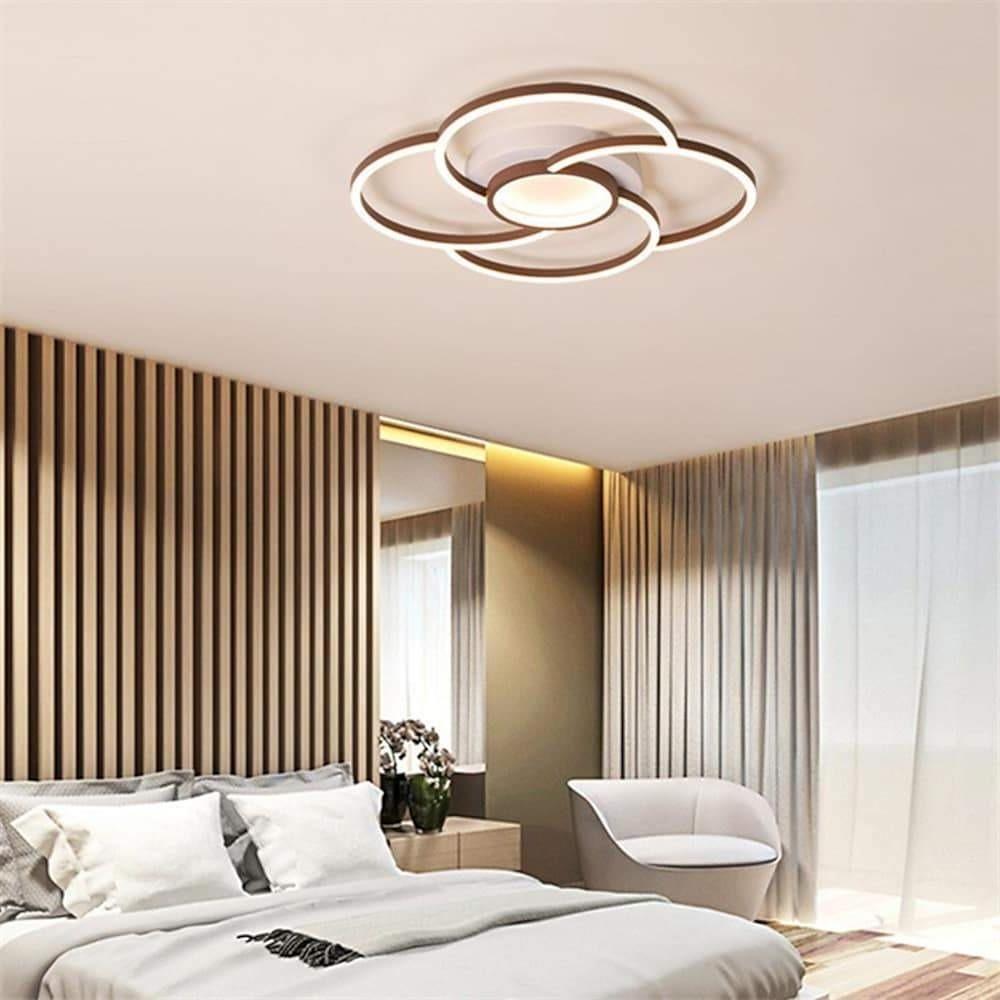 Modern Geometric LED Flush Mount Ceiling Light Low Profile Cluster Lighting Fixture