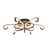 Modern Geometric Octopus LED Flush Mount Ceiling Light Fixture for Living Room and Bedroom