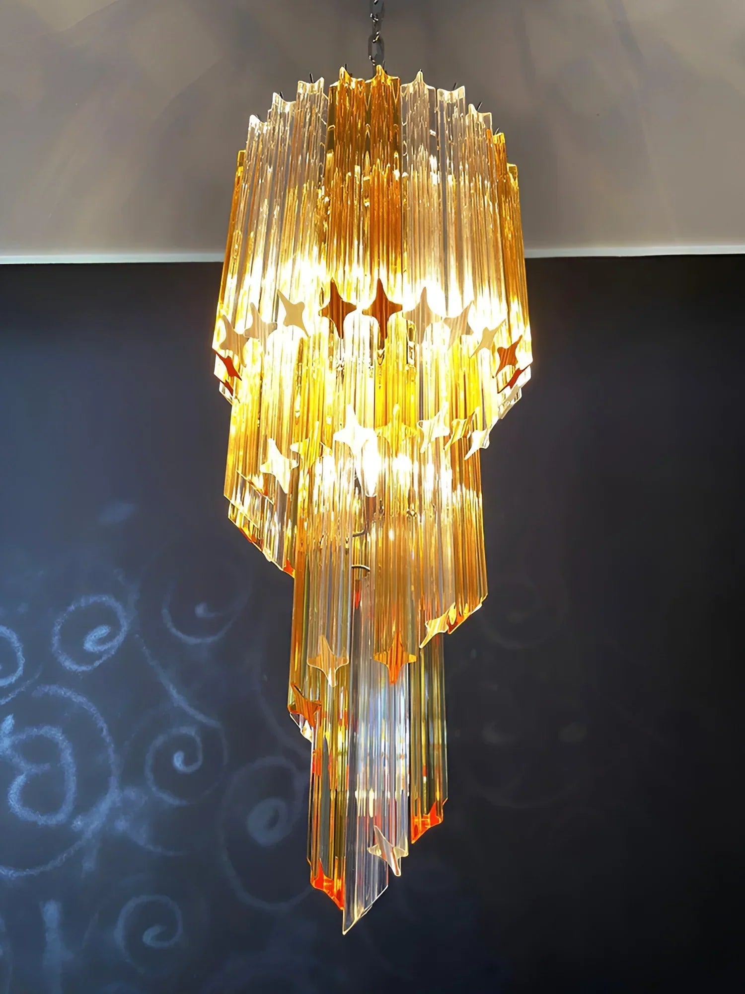 murano-glass-amber-spiral-prism-chandelier-elegant-crystal-pendant-light-for-foyer
