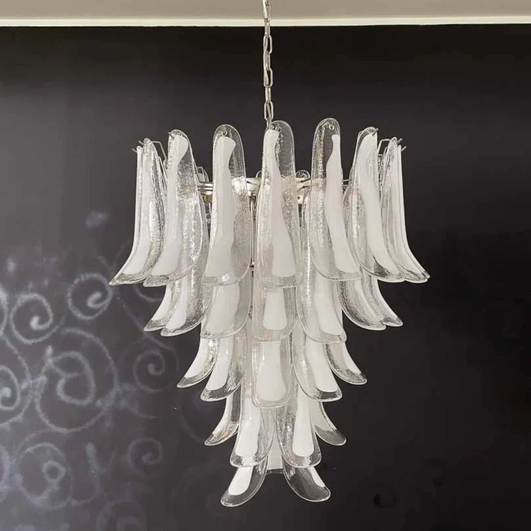 murano-glass-petals-chandelier-vintage-transparent-pendant-light-for-dining-room