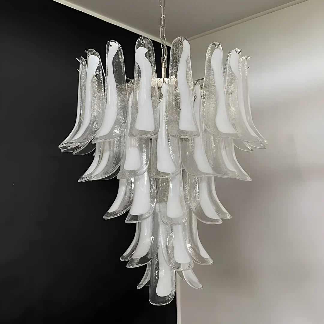 murano-glass-petals-chandelier-vintage-transparent-pendant-light-for-dining-room