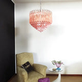 murano-glass-quadriedri-pink-prism-chandelier-luxury-pendant-light-fixture