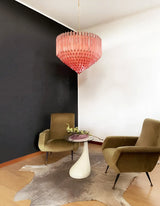 murano-glass-quadriedri-pink-prism-chandelier-luxury-pendant-light-fixture