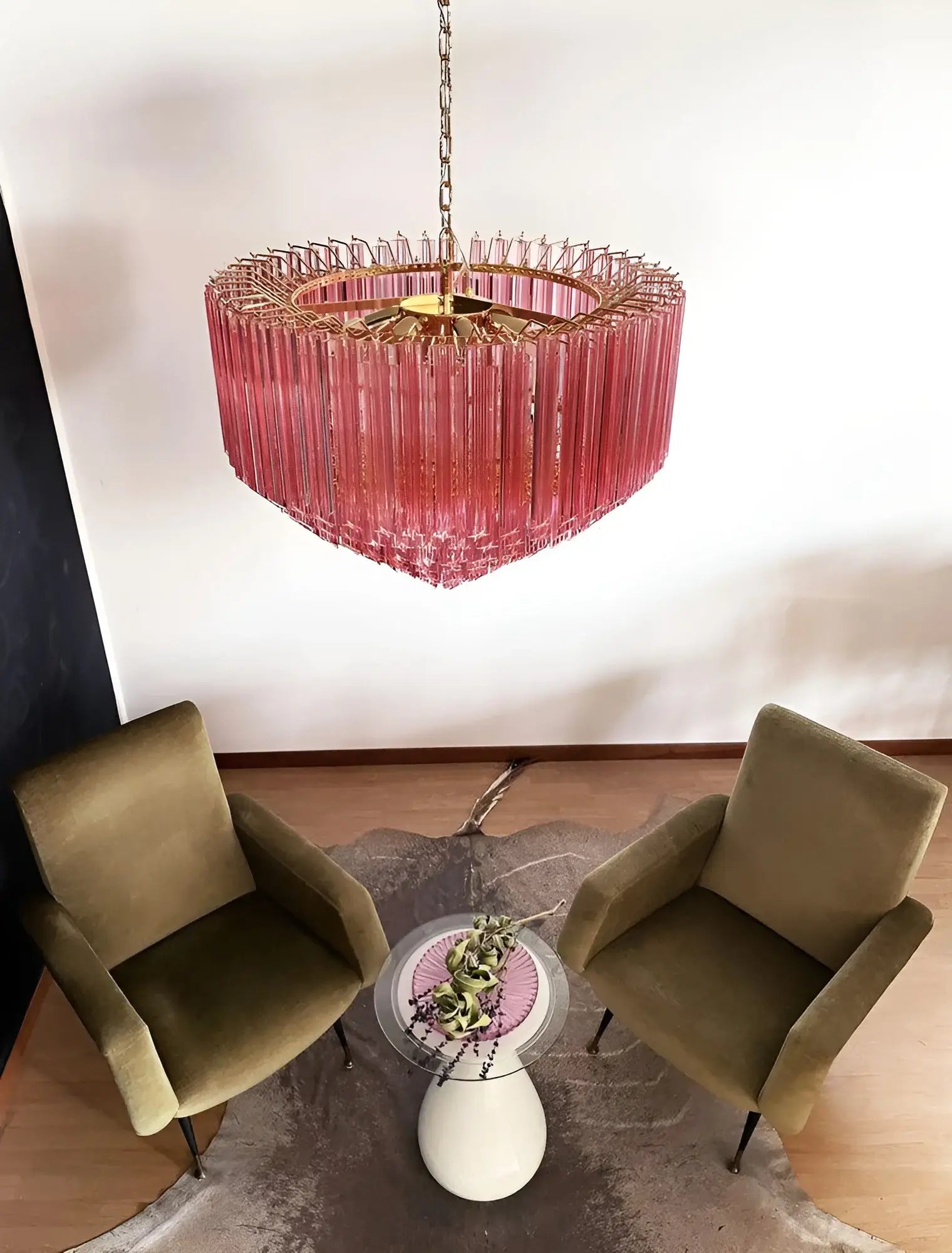 murano-glass-quadriedri-pink-prism-chandelier-luxury-pendant-light-fixture