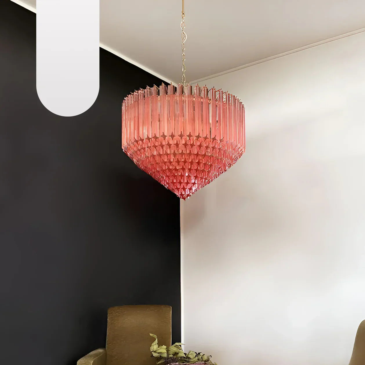 murano-glass-quadriedri-pink-prism-chandelier-luxury-pendant-light-fixture