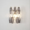 Murano Rhombus Glass Wall Sconce Luxury Handblown Tiered Glass Indoor Light