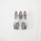 Murano Rhombus Glass Wall Sconce Luxury Handblown Tiered Glass Indoor Light