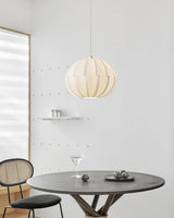Murano Style Artistic White Drop Pendant Light for Modern Interior Lighting