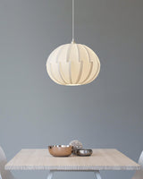 Murano Style Artistic White Drop Pendant Light for Modern Interior Lighting