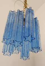 murano-style-blue-glass-tube-pendant-chandelier-with-polished-metal-accents