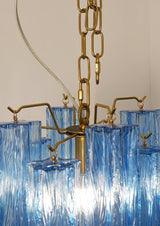 murano-style-blue-glass-tube-pendant-chandelier-with-polished-metal-accents