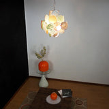 murano-style-multicolored-iridescent-alabaster-glass-disc-chandelier-with-metal-frame