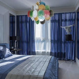 murano-style-multicolored-iridescent-alabaster-glass-disc-chandelier-with-metal-frame