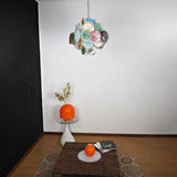 murano-style-multicolored-iridescent-alabaster-glass-disc-chandelier-with-metal-frame