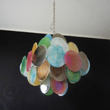 murano-style-multicolored-iridescent-alabaster-glass-disc-chandelier-with-metal-frame