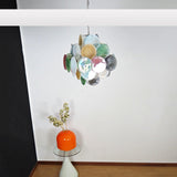 murano-style-multicolored-iridescent-alabaster-glass-disc-chandelier-with-metal-frame