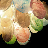 murano-style-multicolored-iridescent-alabaster-glass-disc-chandelier-with-metal-frame