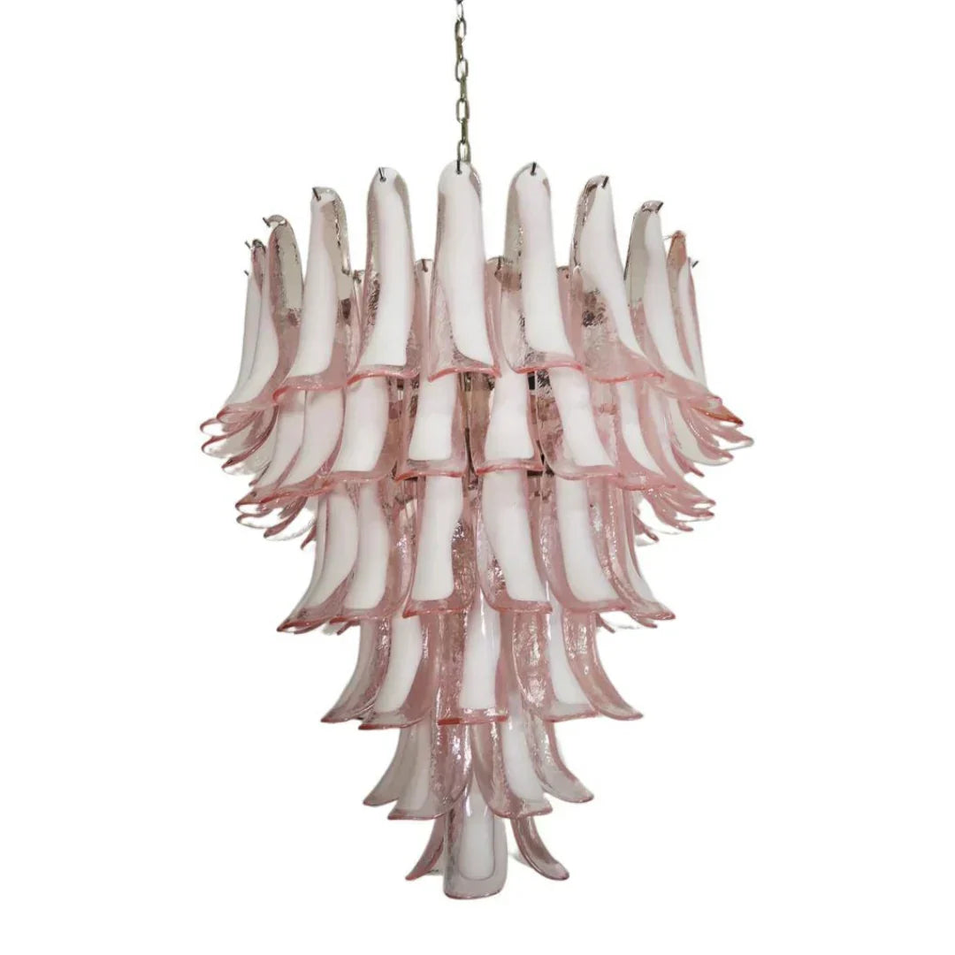 murano-style-pink-glass-petal-chandelier-luxury-living-room-pendant-lighting
