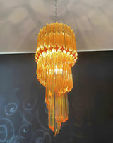 murano-style-spiral-amber-glass-prism-pendant-chandelier-for-entryway-and-living-room