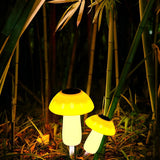 Mushroom Outdoor Solar LED Lawn Lights Waterproof Garden Landscape Pathway Lighting