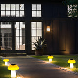 Mushroom Outdoor Solar LED Lawn Lights Waterproof Garden Landscape Pathway Lighting