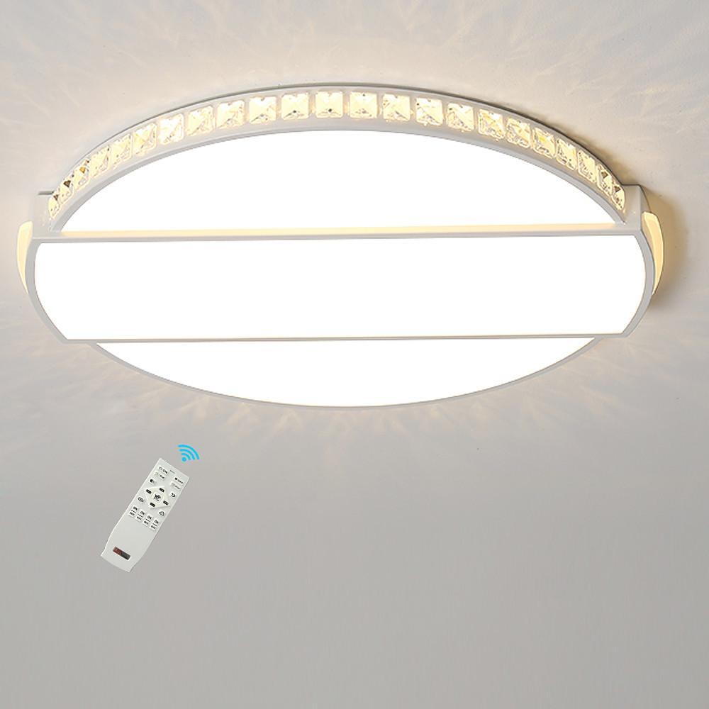 Modern Creative Slim LED Flush Mount Ceiling Light 20 Inch Square Ambient Fixture