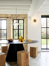 Nara Modern Glass Disk Pendant Light with Satin Finish LED Ceiling Hanging Lamp