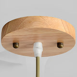Natural Bamboo Woven Pendant Light Round Country Style Hanging Ceiling Lighting
