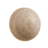 Natural Travertine Stone Round LED Wall Sconce Modern Minimalist Bedside Light