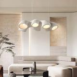 Newborn Modern Organic Sculpture Pendant Light Casual White Ceiling Fixture
