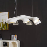 Newborn Modern Organic Sculpture Pendant Light Casual White Ceiling Fixture