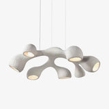 Newborn Modern Organic Sculpture Pendant Light Casual White Ceiling Fixture
